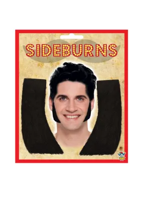 12-Pack Sideburns Set (10.5cm) - Instant Facial Hair for All Occasions