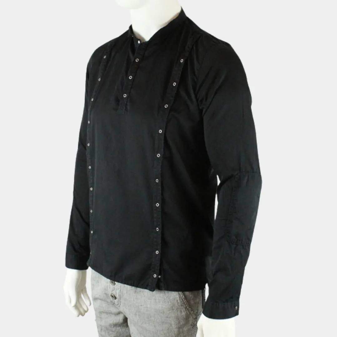 3-Plackets Hemd Schwarz | PUTTMEISTER