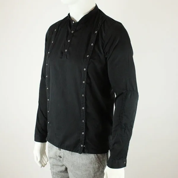 3-Plackets Hemd Schwarz | PUTTMEISTER