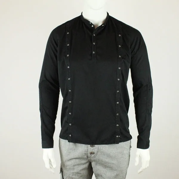 3-Plackets Hemd Schwarz | PUTTMEISTER