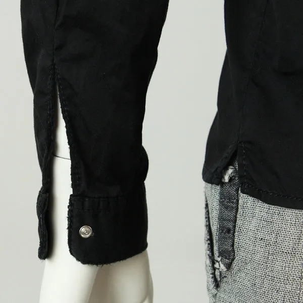 3-Plackets Hemd Schwarz | PUTTMEISTER