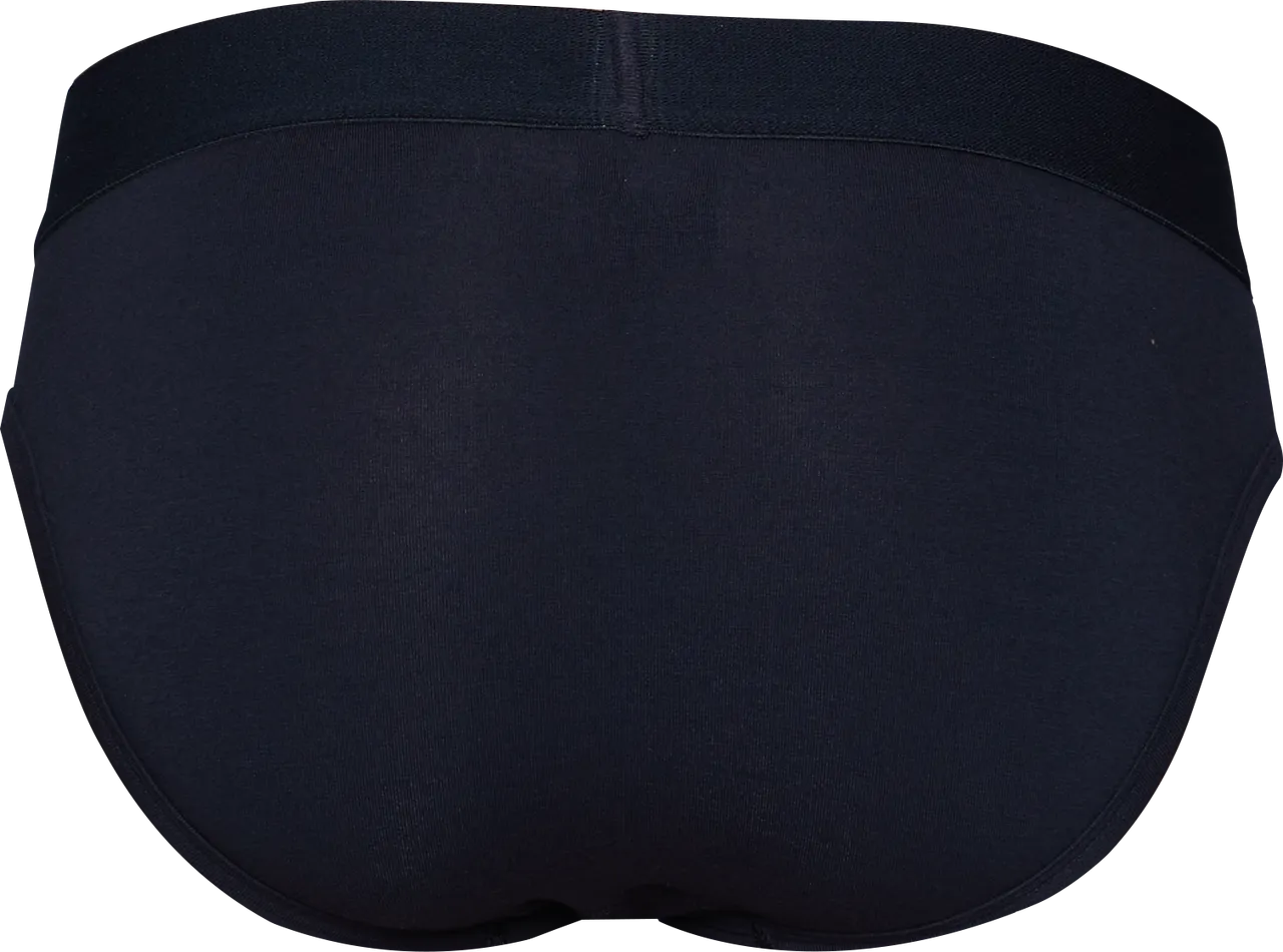 4-Pack Hip Briefs in Darks (Stock Up & Save!) by Wood Underwear