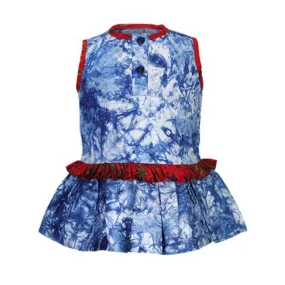 ADIRE SLEEVELESS BABY DRESS