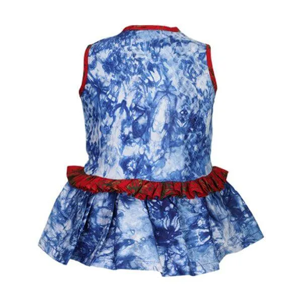 ADIRE SLEEVELESS BABY DRESS