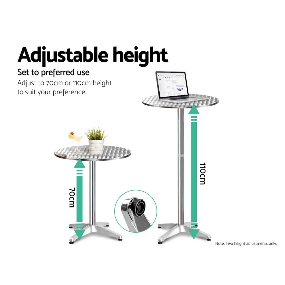 Adjustable UV-Resistant Outdoor Bar Set - 3-Piece Gardeon