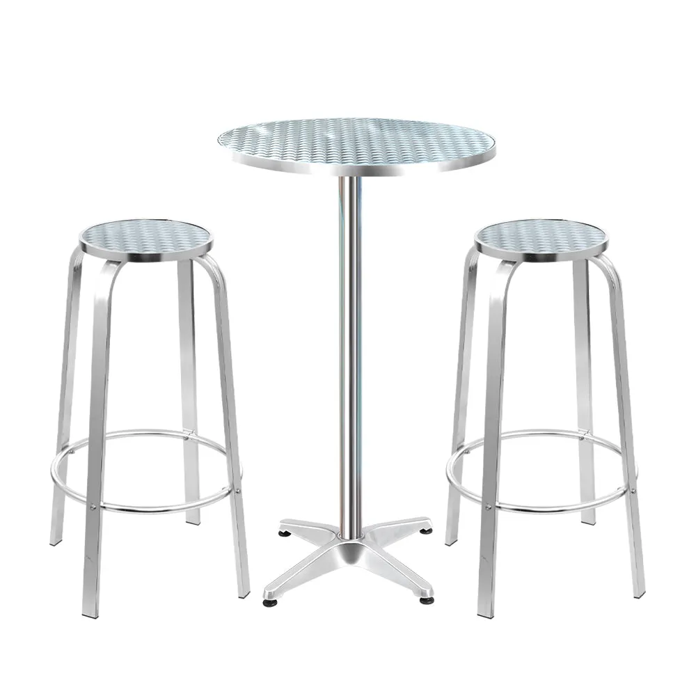 Adjustable UV-Resistant Outdoor Bar Set - 3-Piece Gardeon
