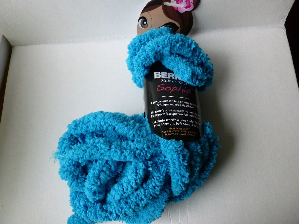 Aqua Sophia  Knit or Knot by By Bernat