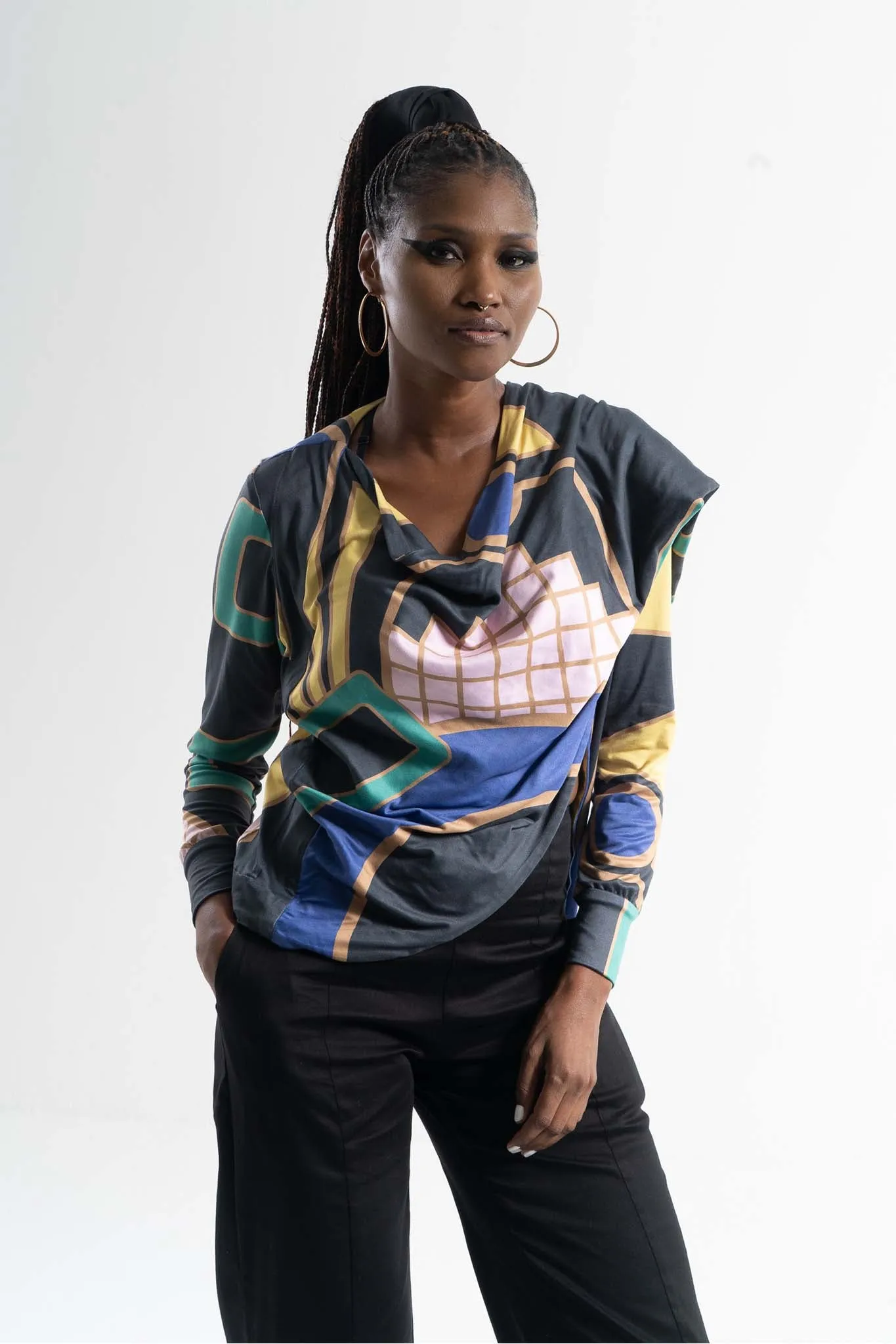 ARAPAHO Black Multi Print