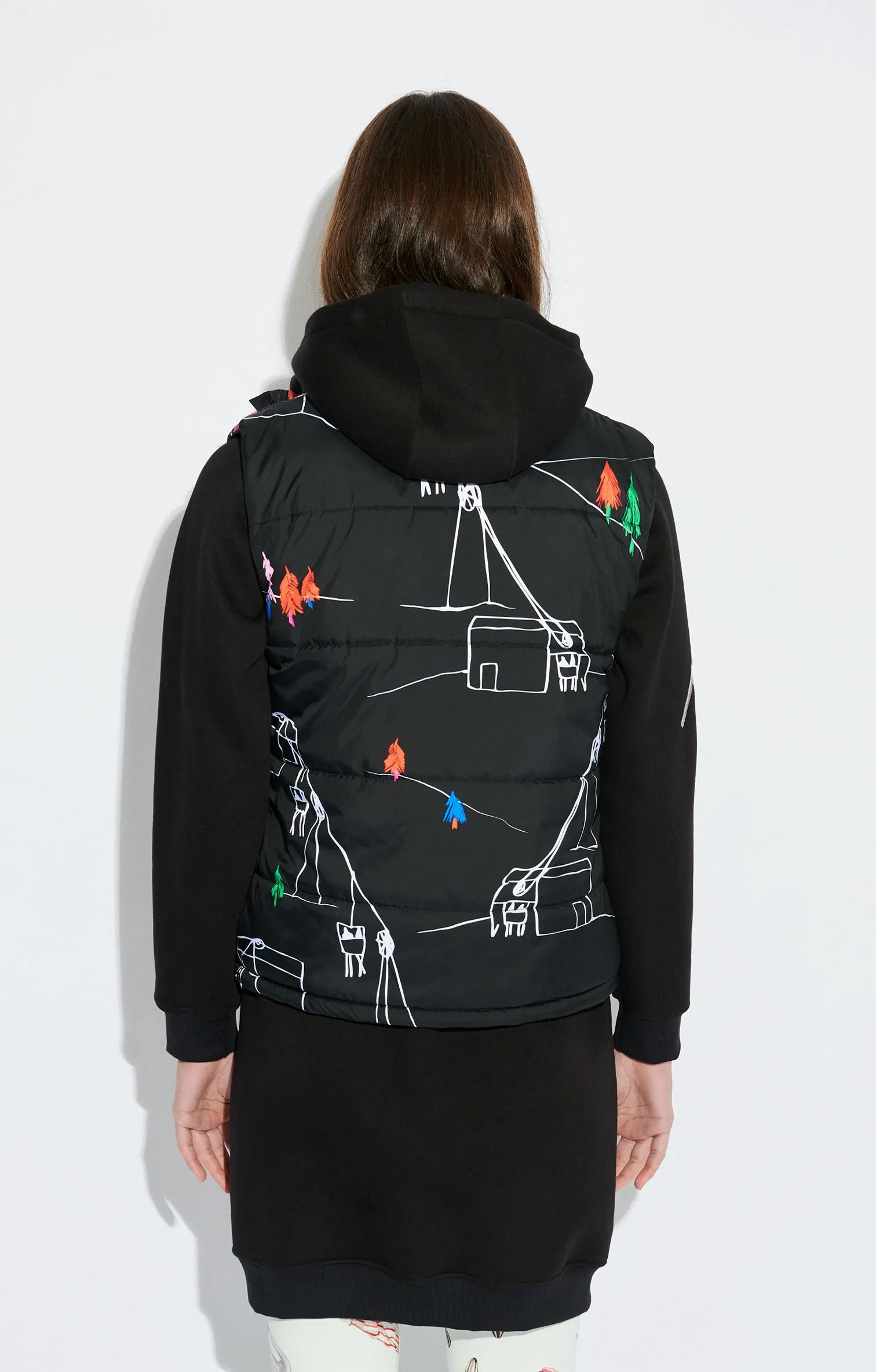 ASPEN puffer vest 'ski lift'
