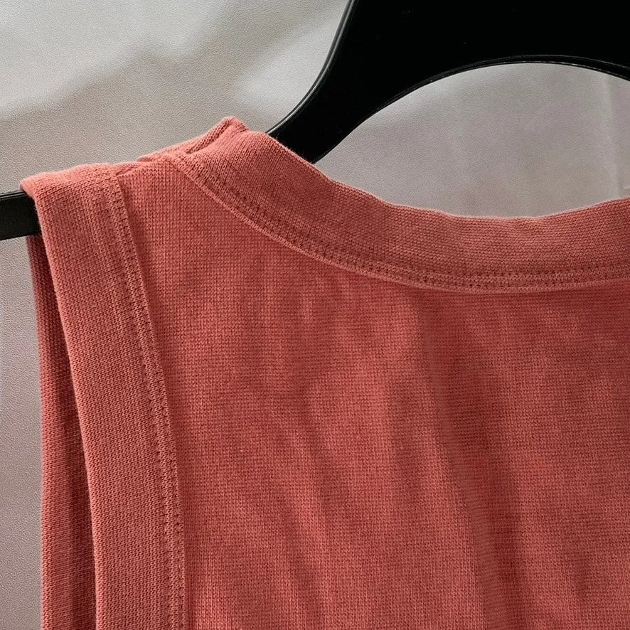BEDROOM by BIG BUD PRESS Women's Rust Stretch Knit The Tank Top SZ M