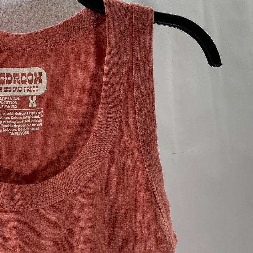 BEDROOM by BIG BUD PRESS Women's Rust Stretch Knit The Tank Top SZ M