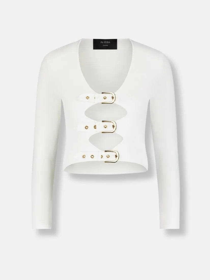 Belt Knit Top