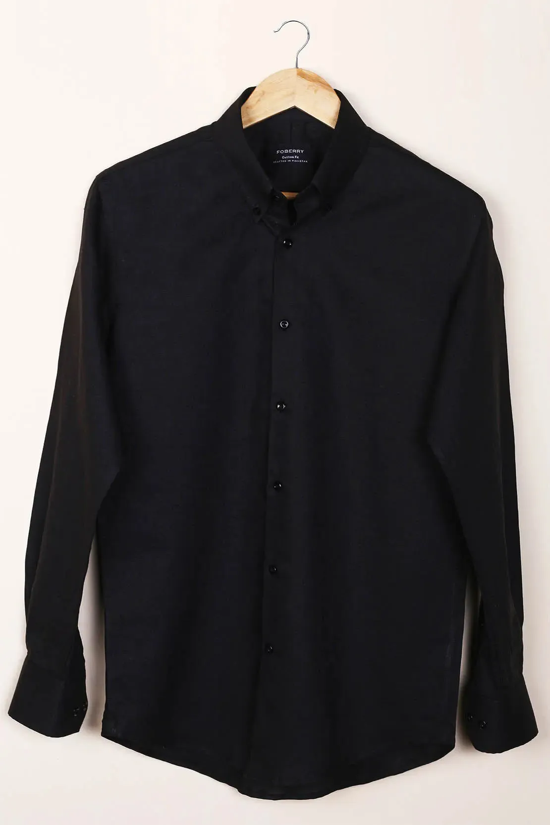 Black Linen Shirt