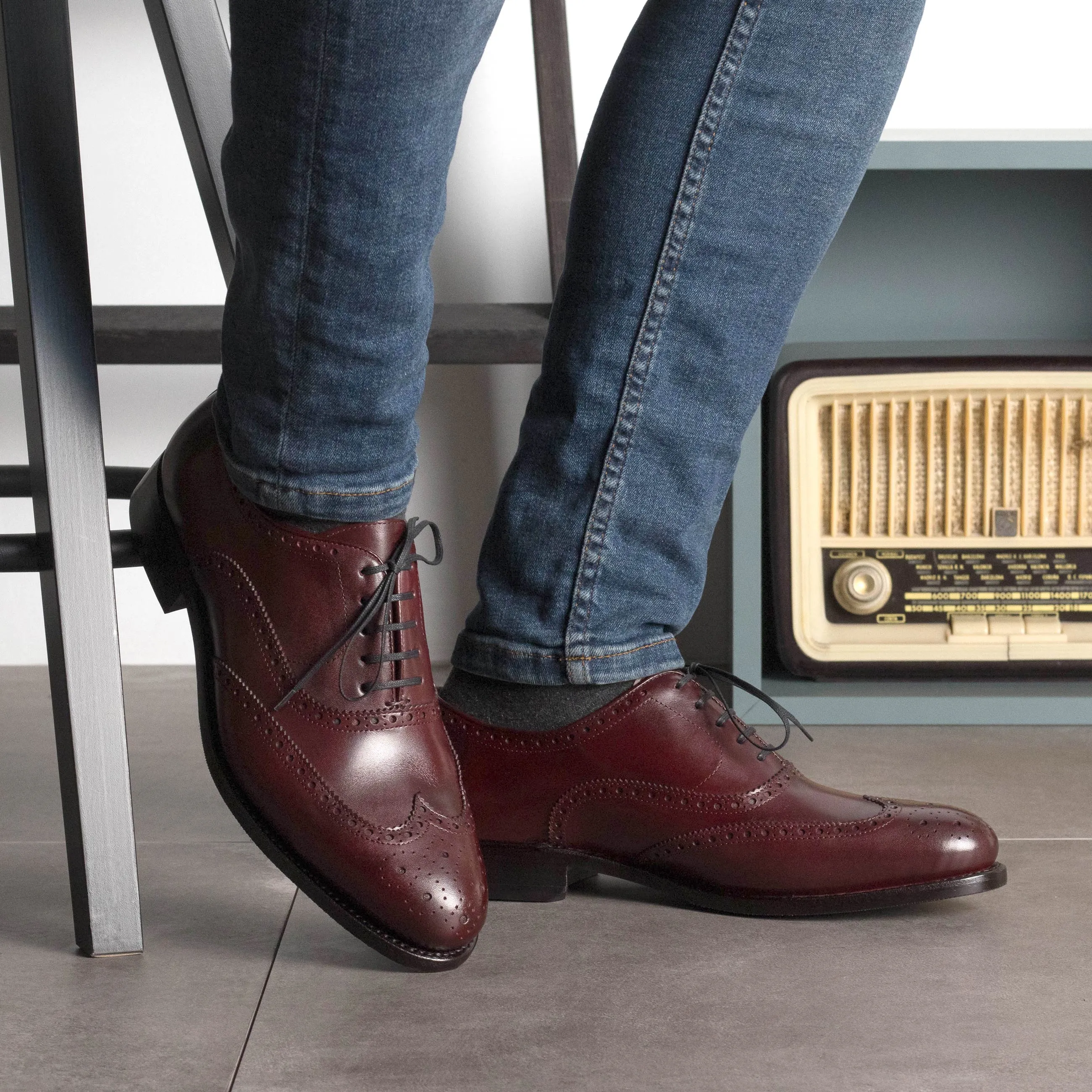 Borock full brogue shoes