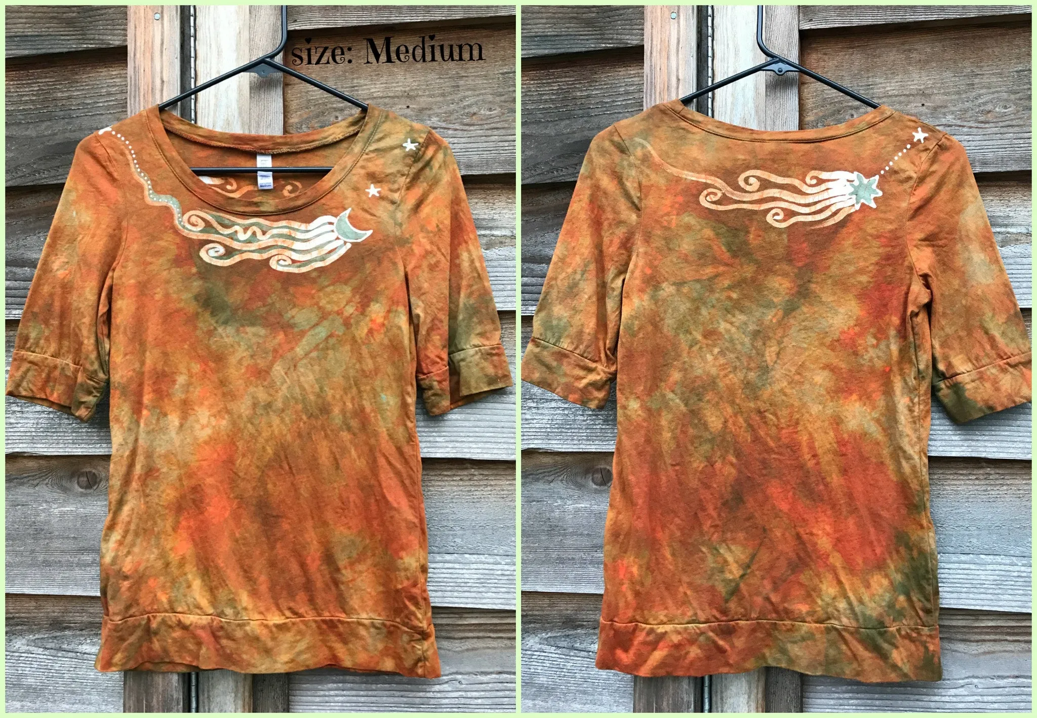 California Poppy Sale Basket Batik Top - Size XL