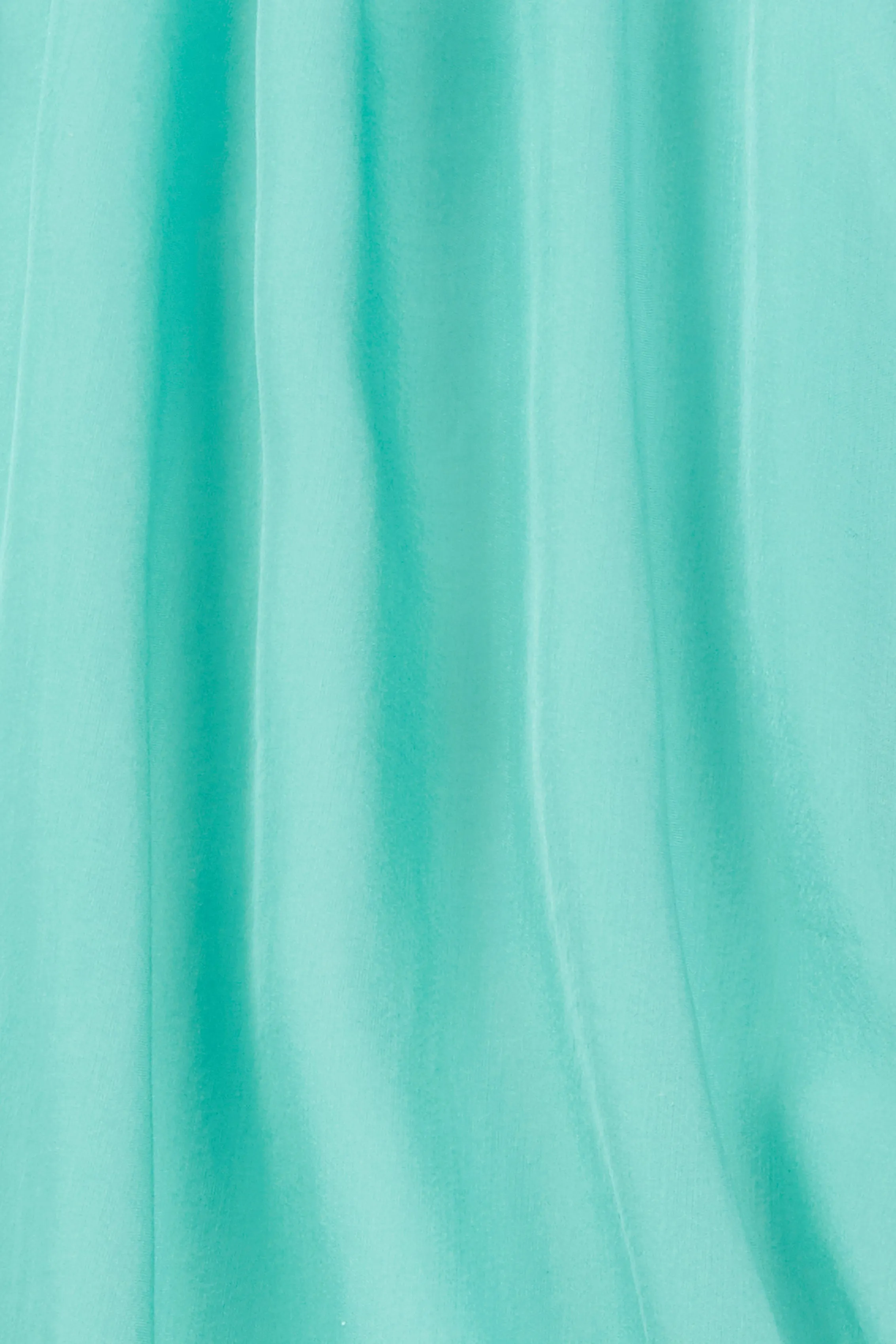 Capri Silk Chiffon Gown & Slip - Aqua