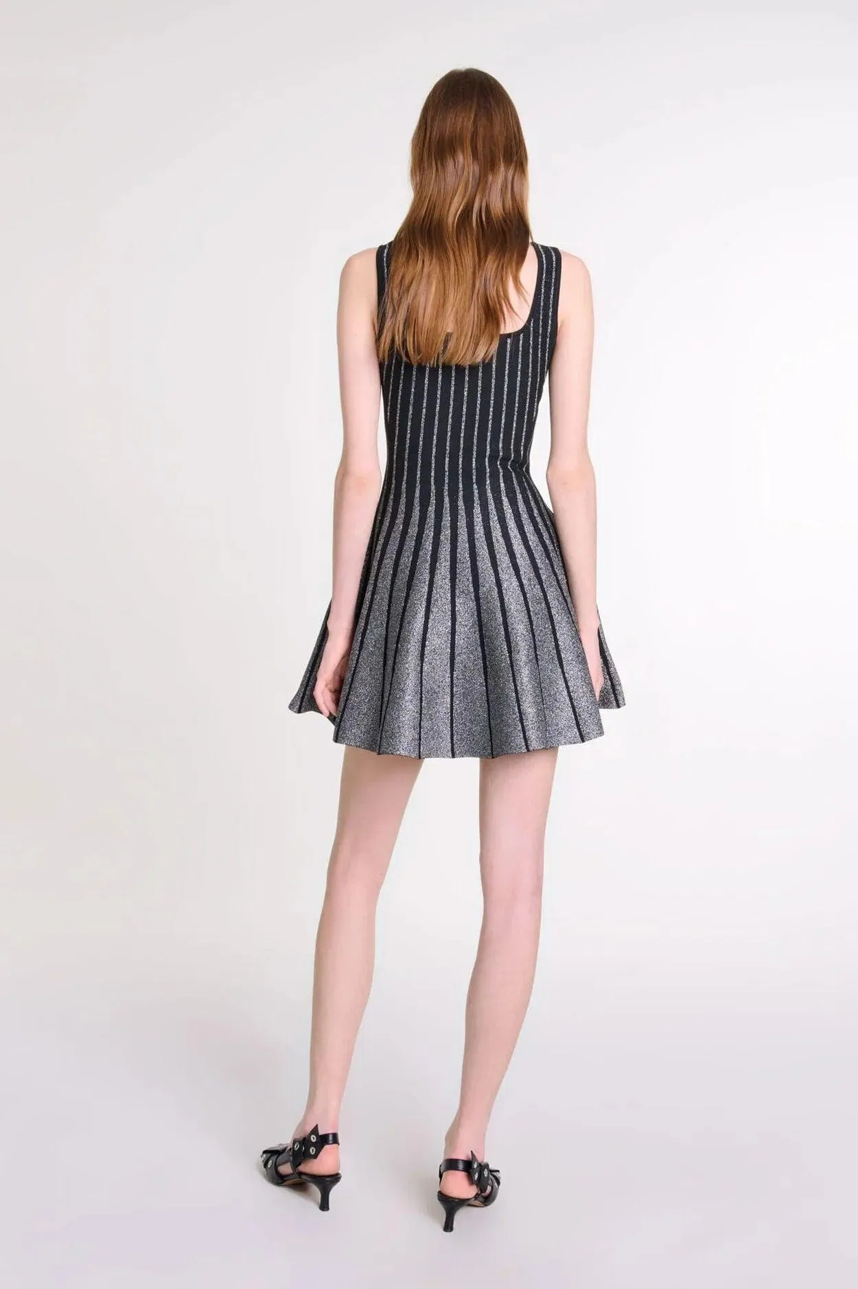Cassara – Glitter stripe design – Mini dress