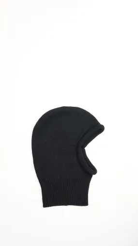 Chunky Wool Acc Balaclava in Black