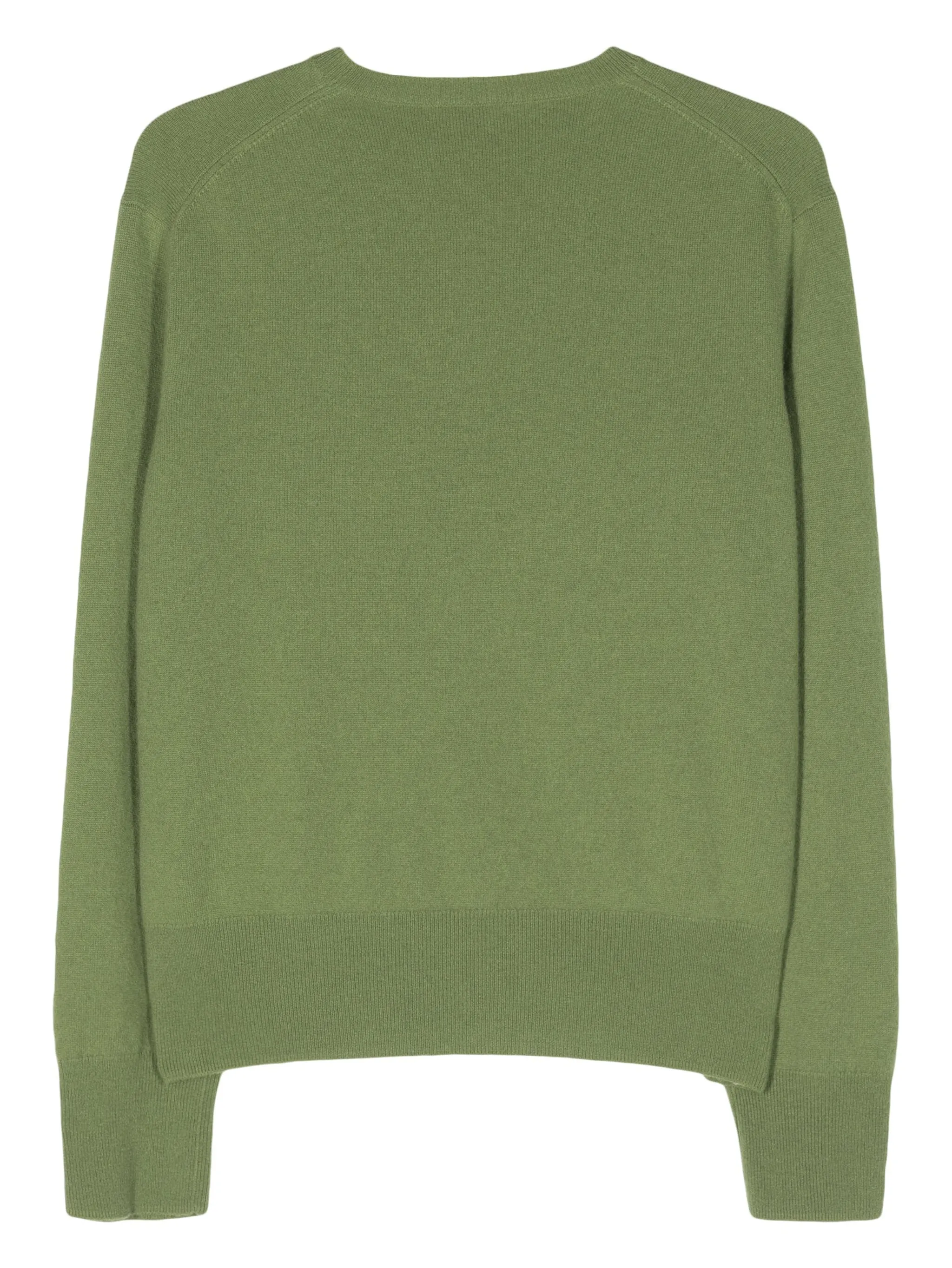 Crew-Neck Cashmere Knit Top