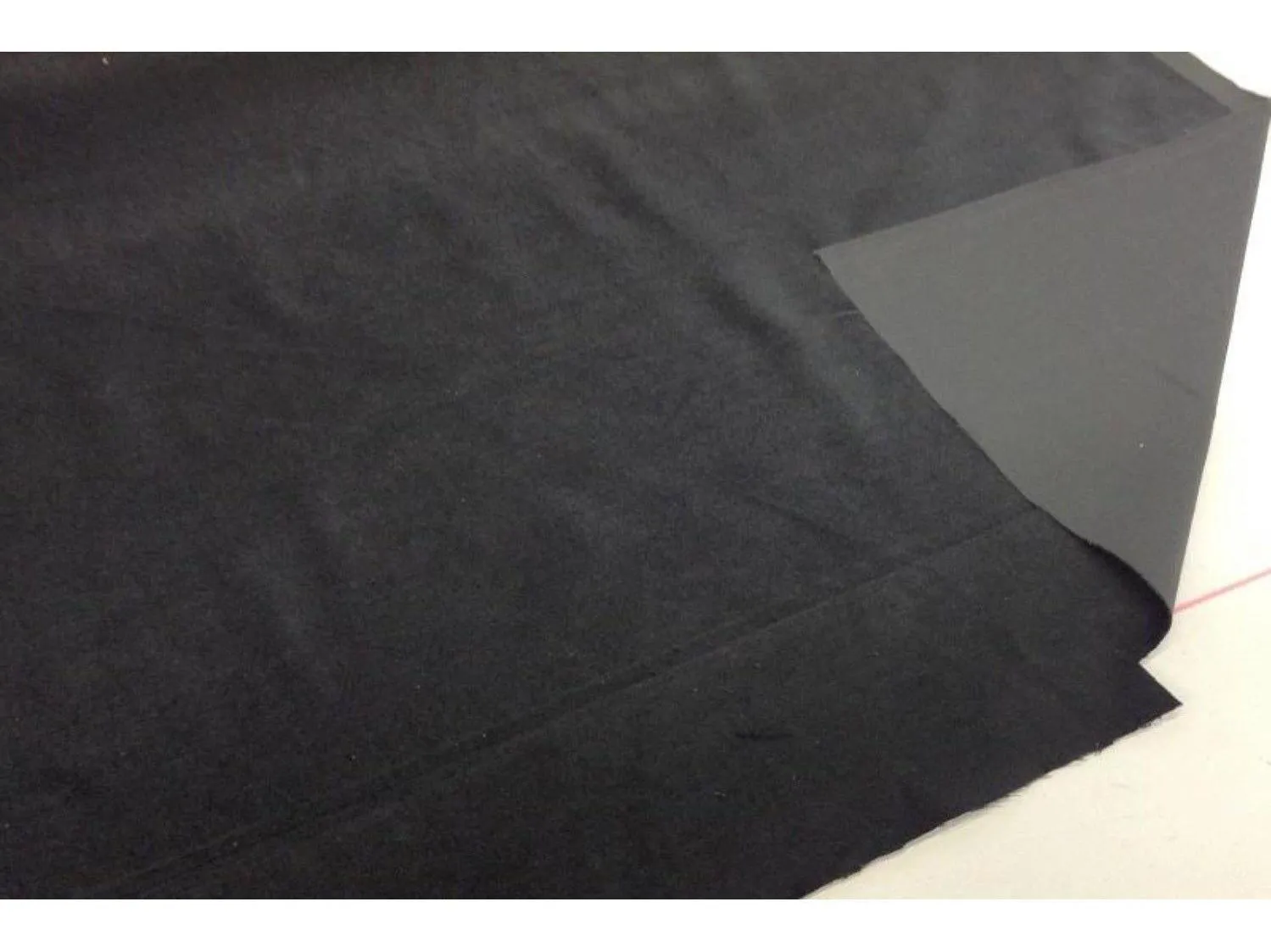 DARK GREY Cotton Dressmaking Twill Backed Velveteen - Light Weight 142cm