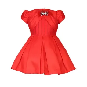 DARK RED MIKADO FOR GIRLS