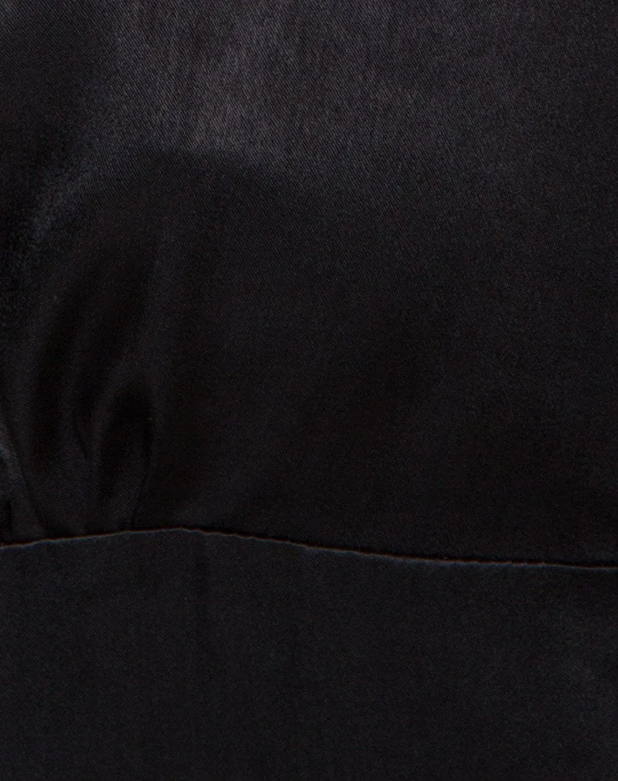 Darla Slip Dress in Black