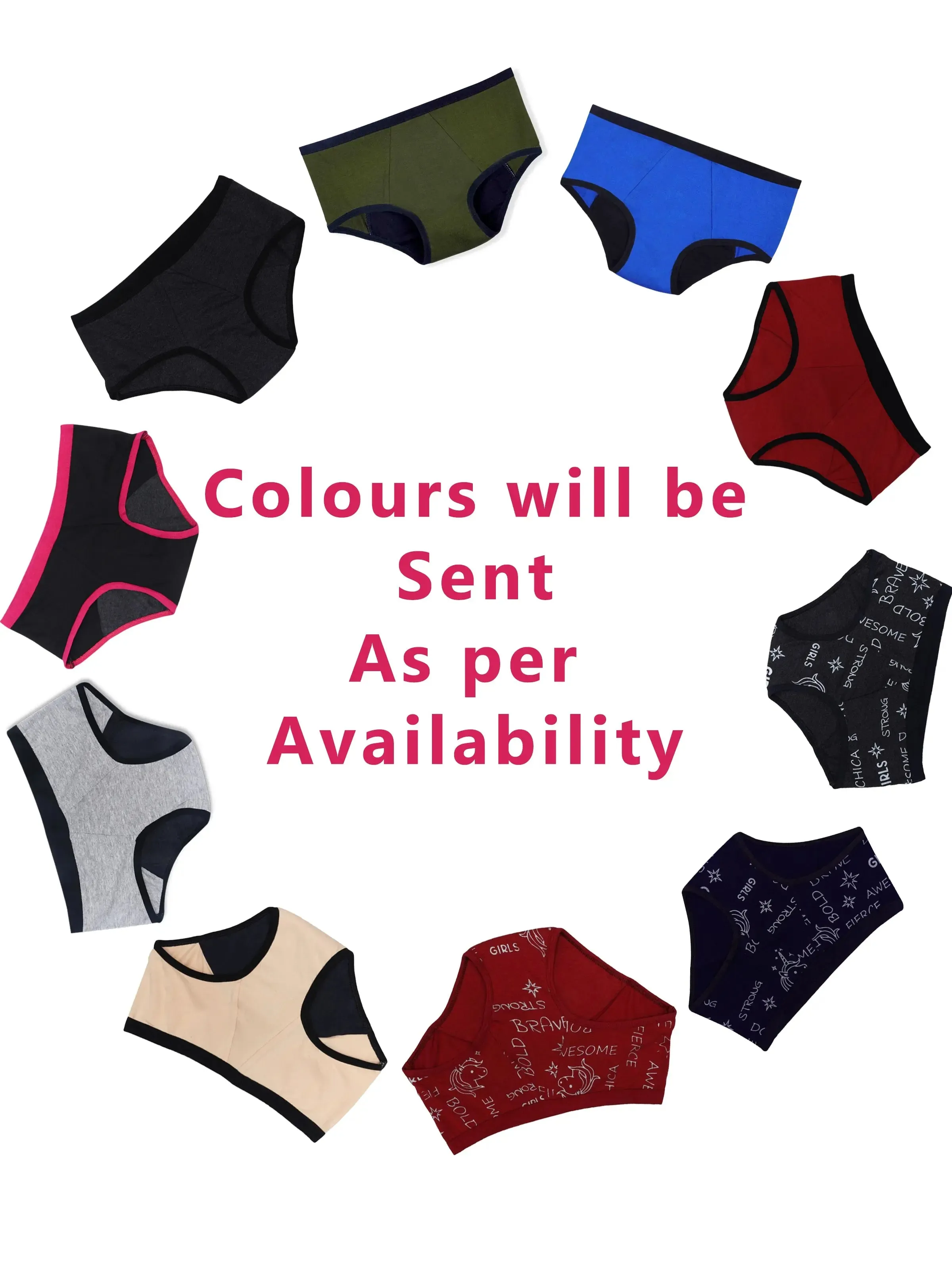D'chica Queen Eco-Friendly Period Panties - Maroon, No Pad Required, PFOS PFAS Free