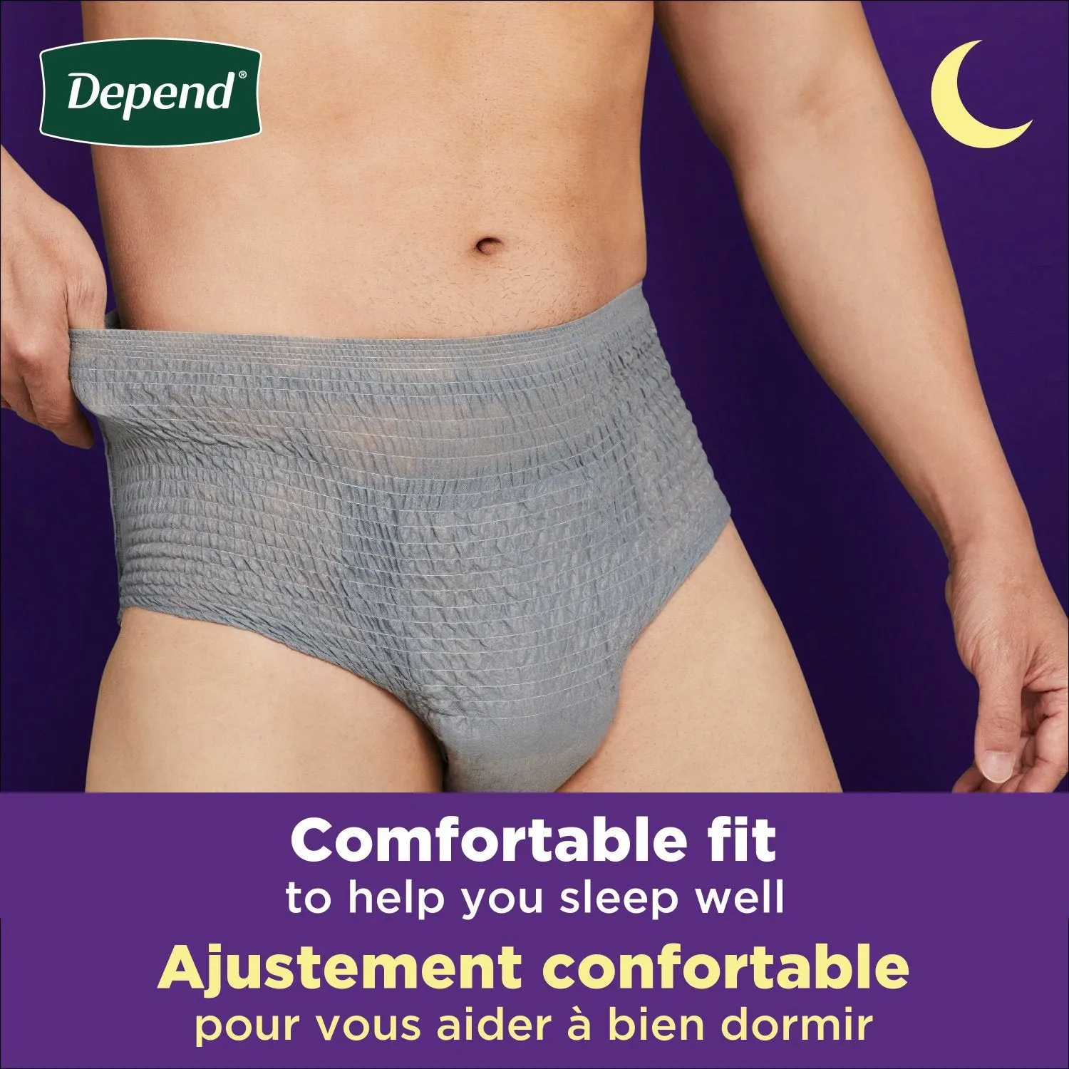 Depend Night Defense Incontinence Underwear for Men, Overnight