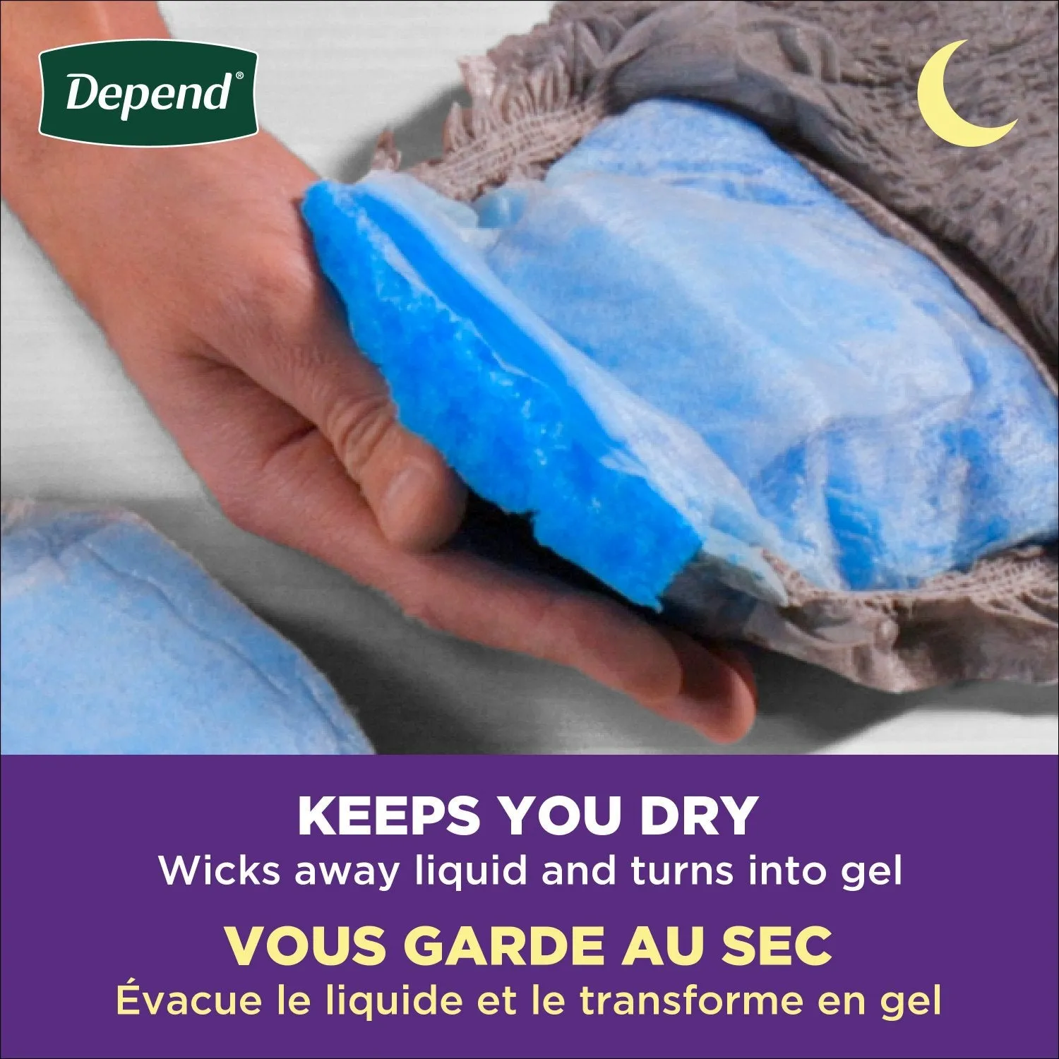 Depend Night Defense Incontinence Underwear for Men, Overnight