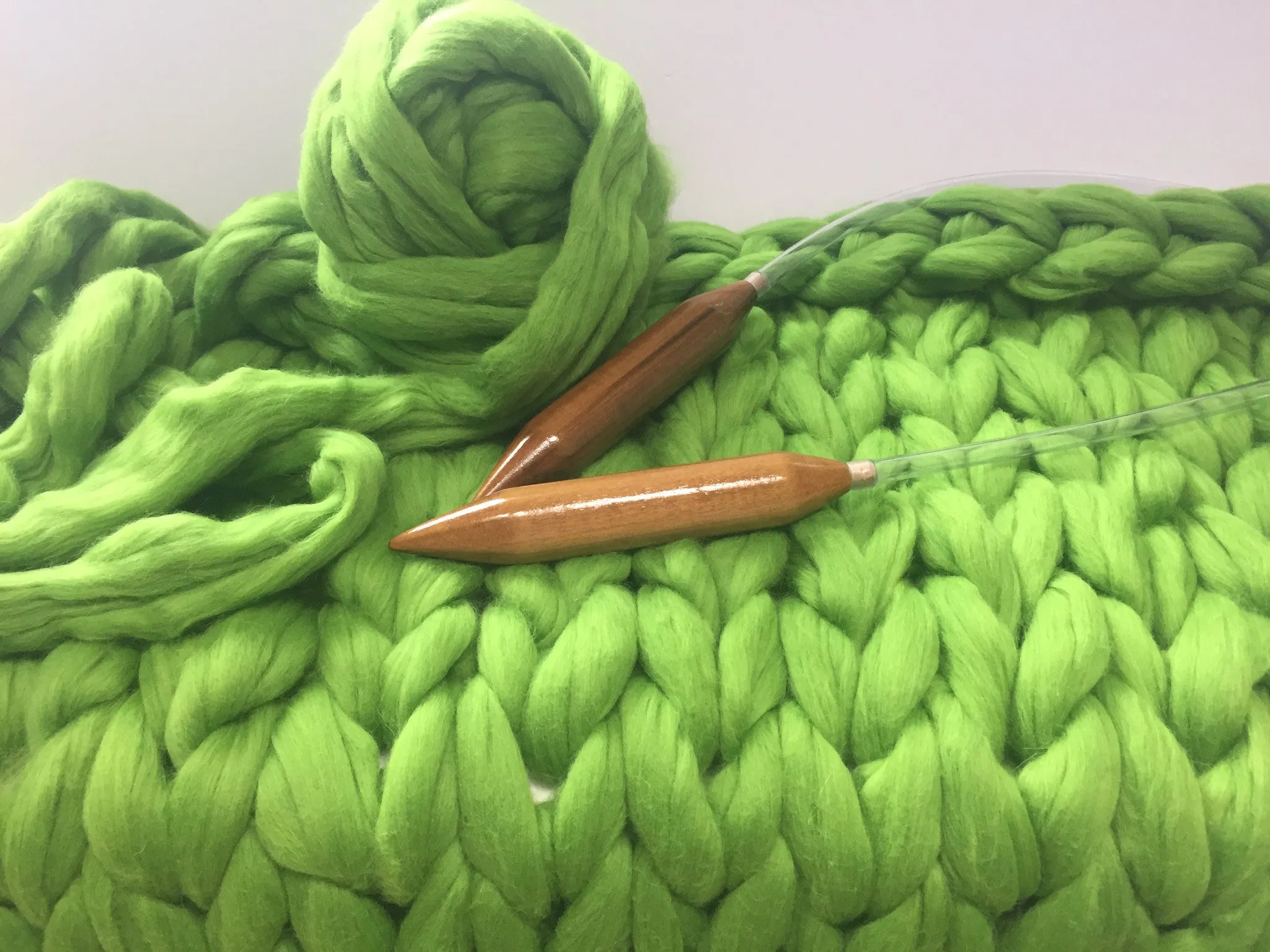 DIY Knitting Kit, Blanket 40x60 in