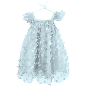Dolly by Le Petit Tom Allover Butterflies Tutu Dress Blue