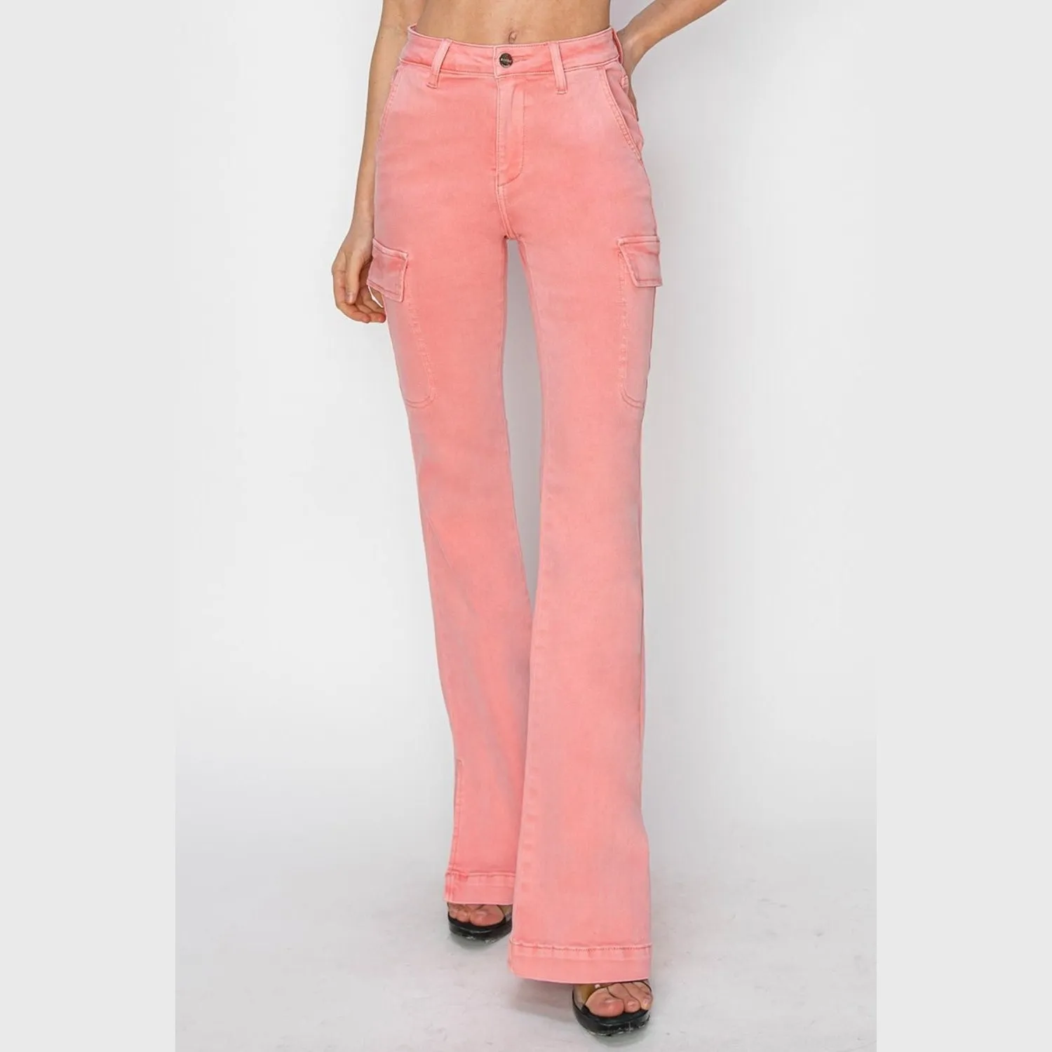 Evangeline Cargo Bootcut Jeans