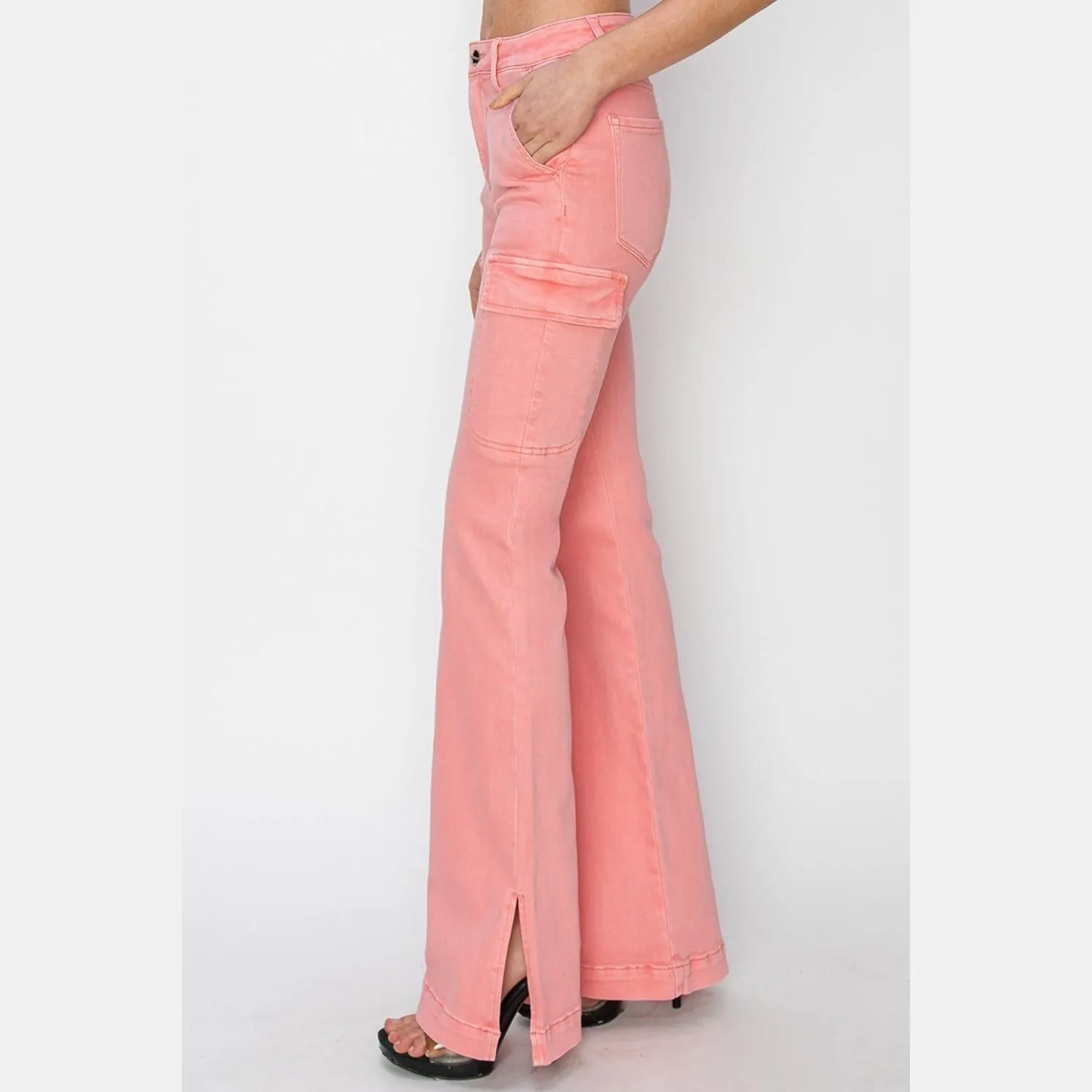 Evangeline Cargo Bootcut Jeans