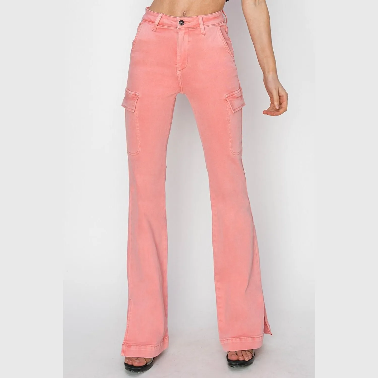 Evangeline Cargo Bootcut Jeans