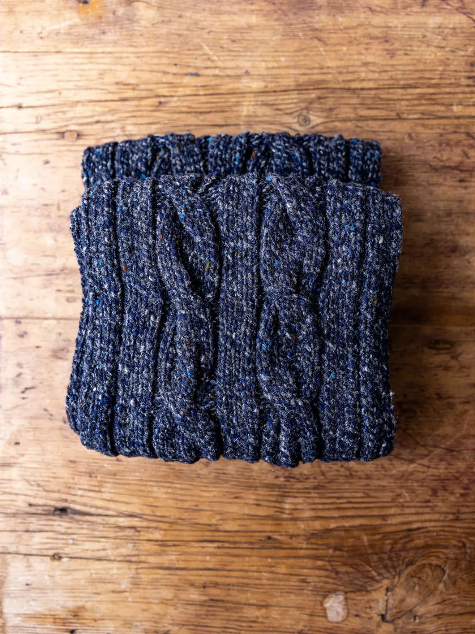 Fisherman ~ Donegal Cable Knit Scarf