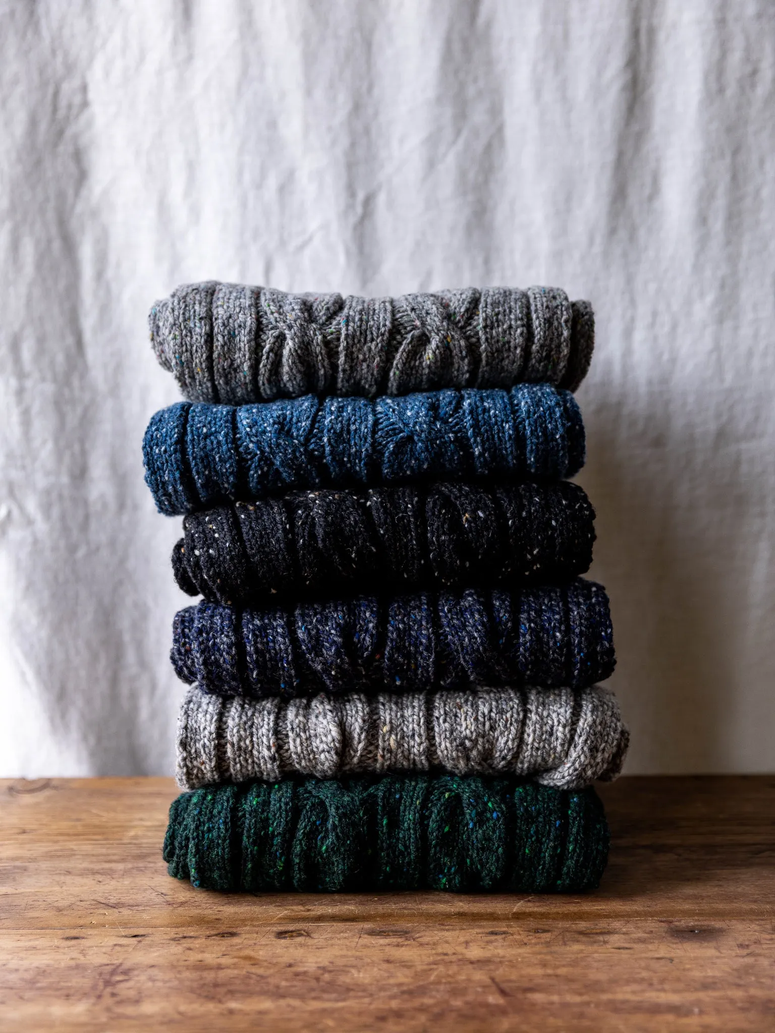 Fisherman ~ Donegal Cable Knit Scarf