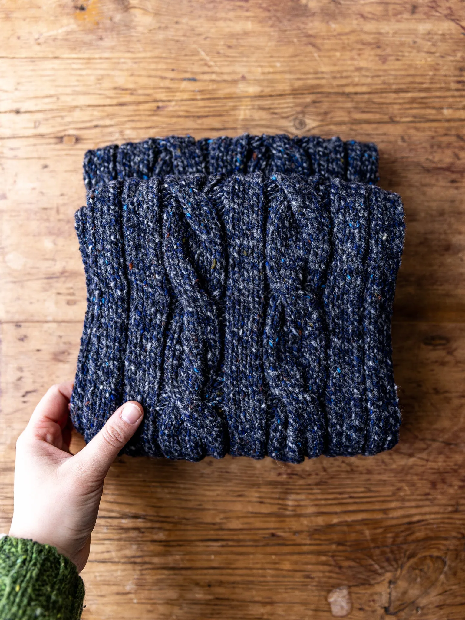 Fisherman ~ Donegal Cable Knit Scarf