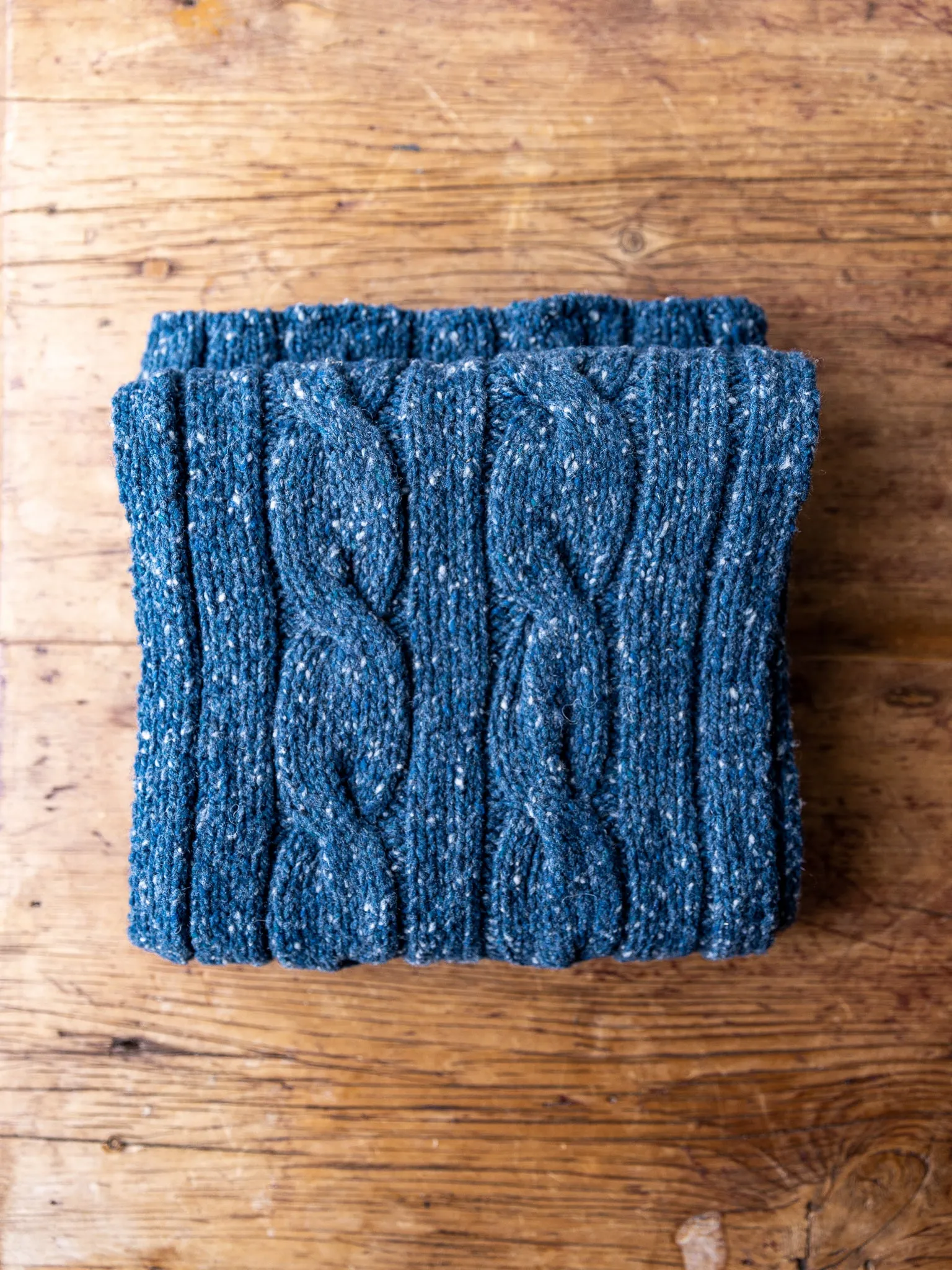 Fisherman ~ Donegal Cable Knit Scarf