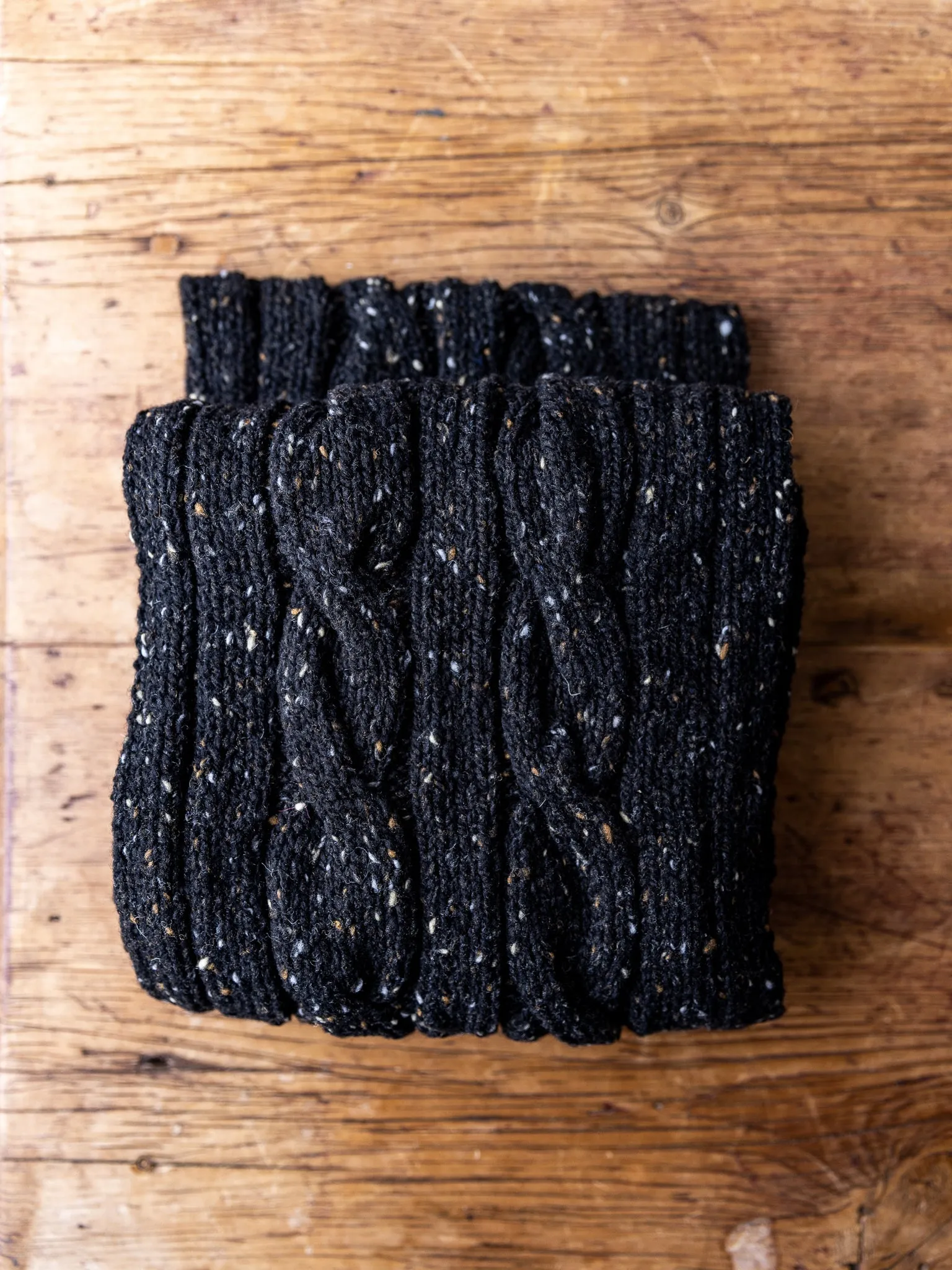 Fisherman ~ Donegal Cable Knit Scarf