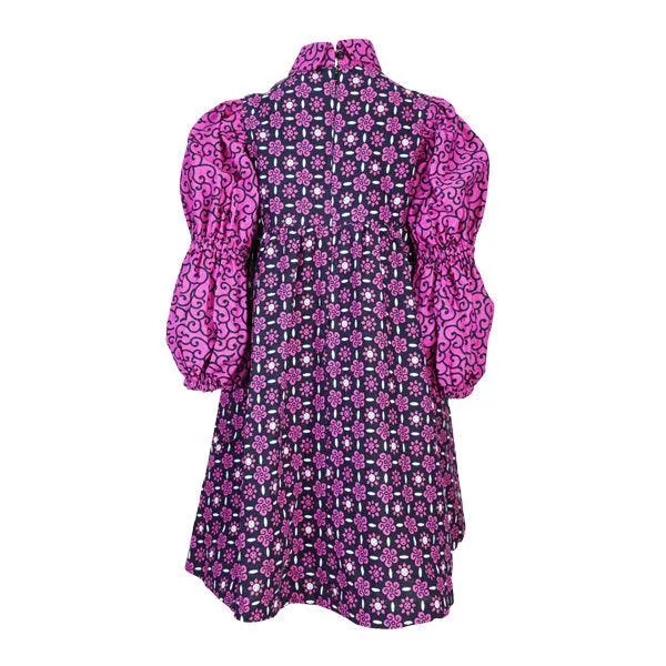 FLARE DRESS WITH PETER PAN COLLAR FOR GIRLS