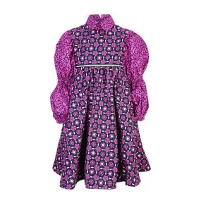 FLARE DRESS WITH PETER PAN COLLAR FOR GIRLS