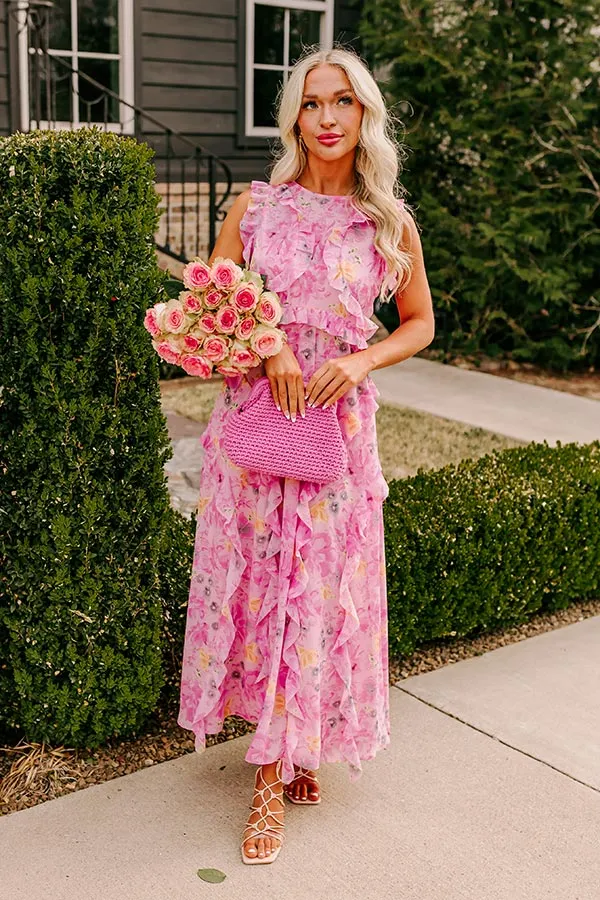 Floral Dreams Ruffle Maxi Dress