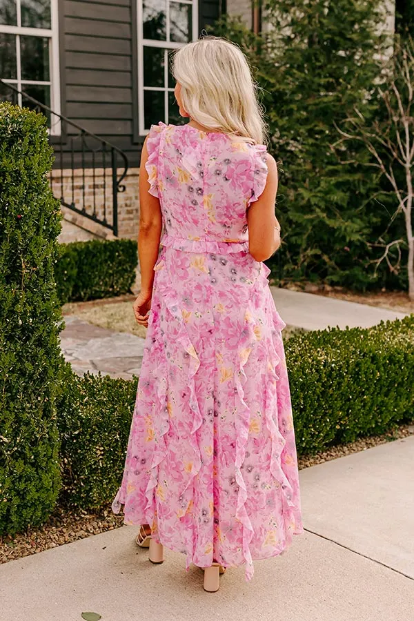 Floral Dreams Ruffle Maxi Dress