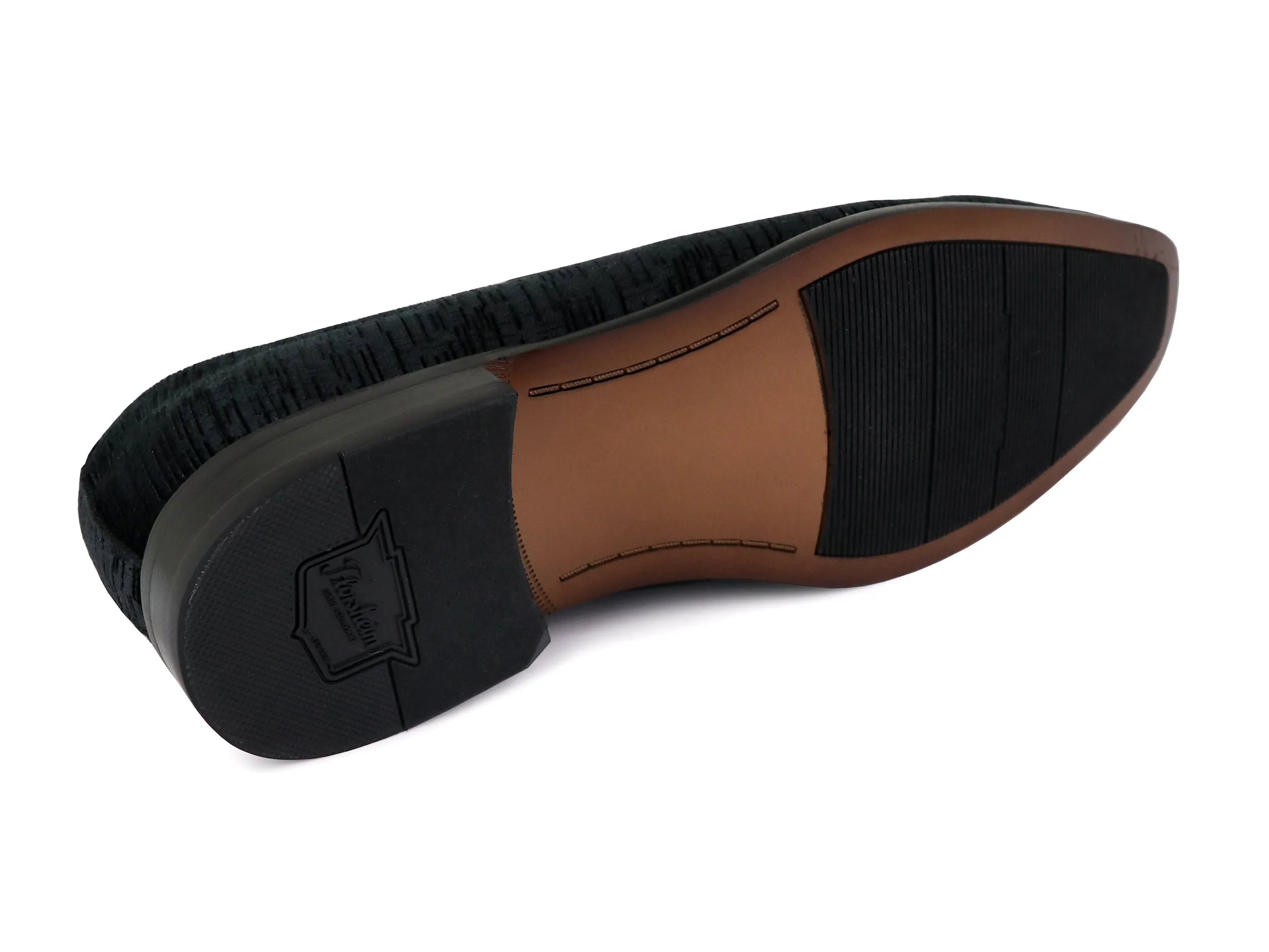 Florsheim 36446 Young Men's Shoes - Postino - Velvet - Black