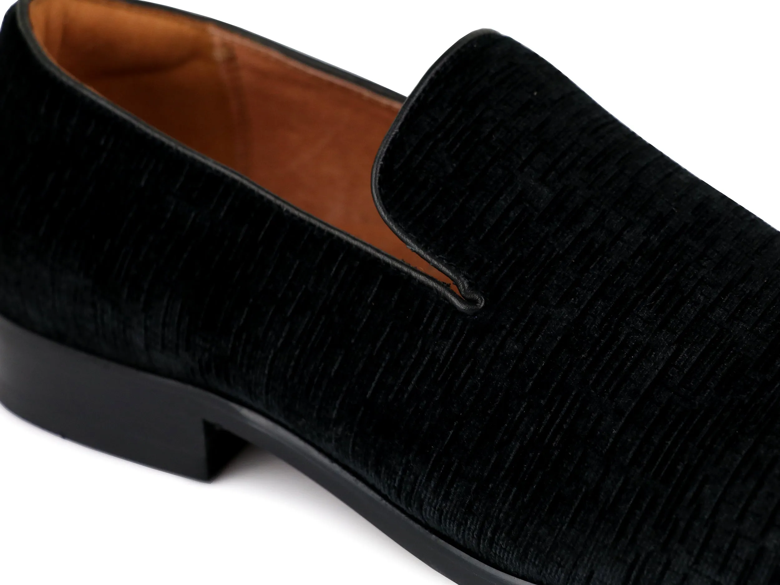 Florsheim 36446 Young Men's Shoes - Postino - Velvet - Black