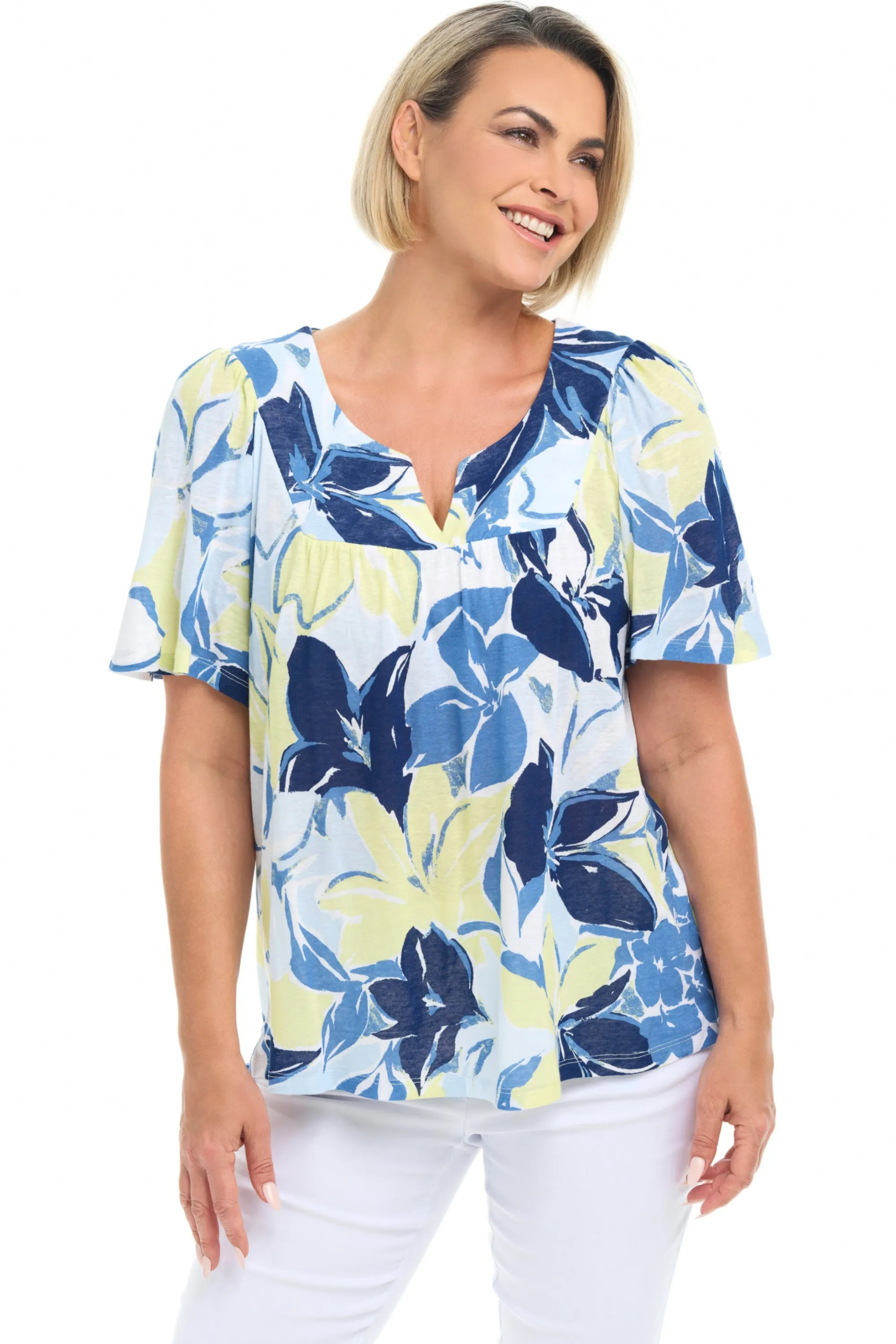 Flutter Sleeve Top