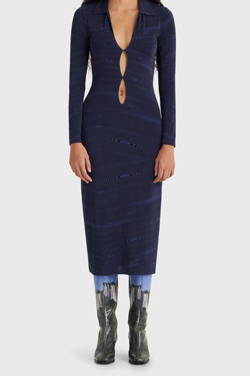 Gamma Dress - Dark Navy