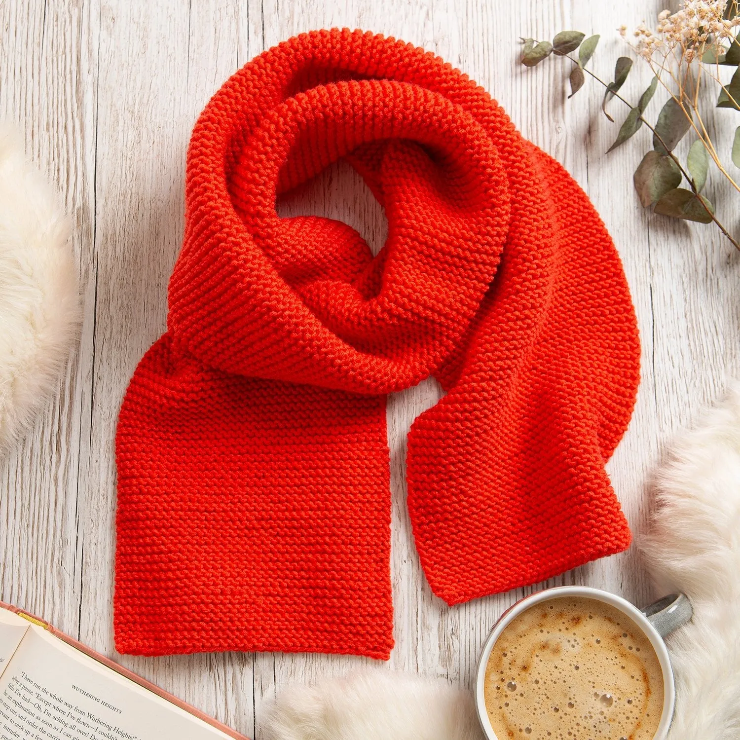 Garter Scarf Knitting Kit