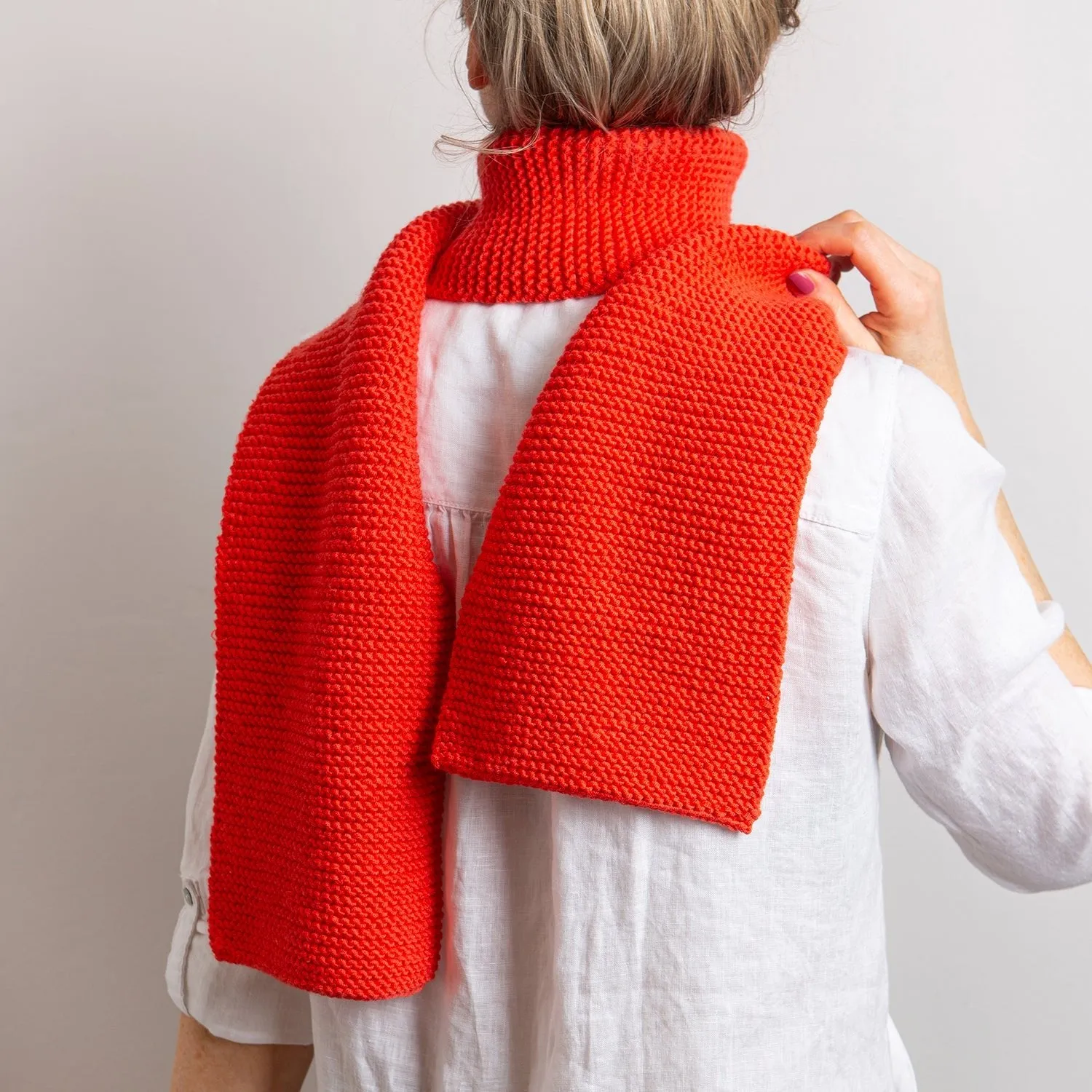 Garter Scarf Knitting Kit