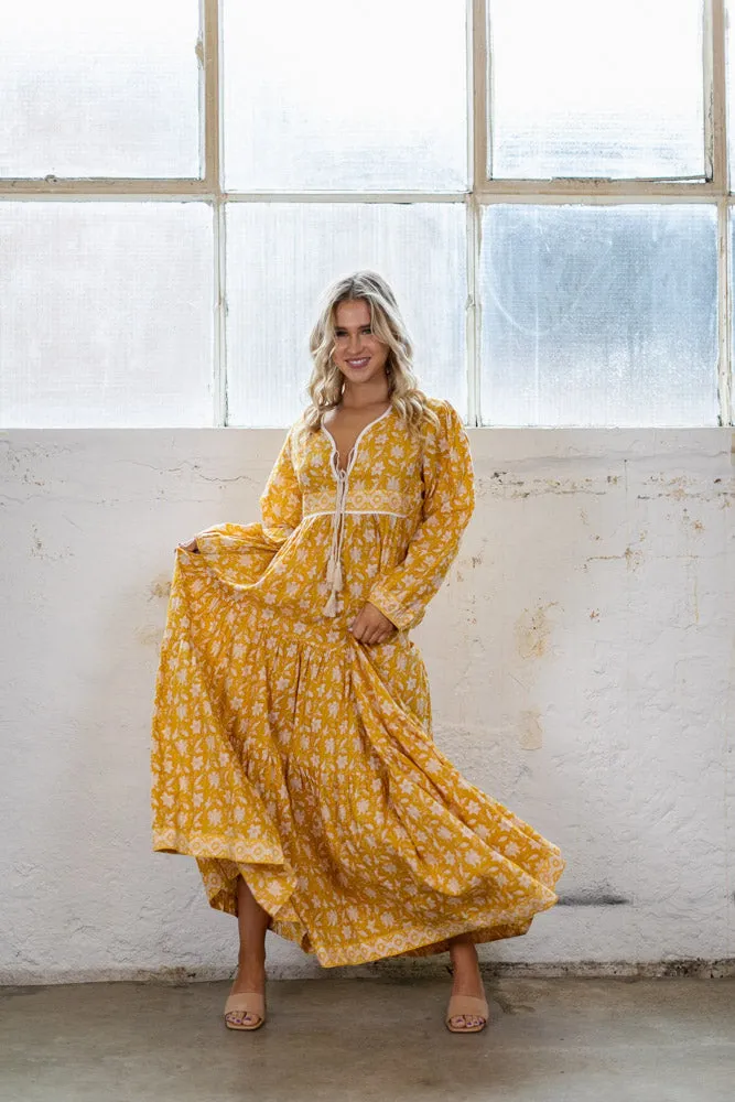 Goa Maxi Dress - Marigold